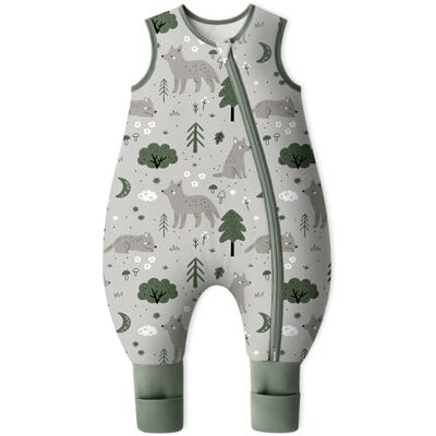 Yoofoss Slaapzak met voeten en sokken voor baby's, 2,5 TOG Yoofoss Slaapzak met voeten en sokken voor baby's, 2,5 TOG
