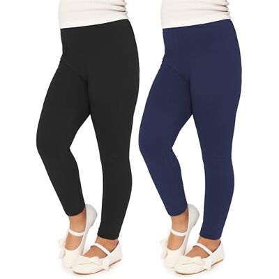 Merry Style MS10-130 Leggings, lange sportbroek, yogabroek, kleding, sport, meisjes, zwart/marineblauw 152 Merry Style MS10-130 Leggings, lange sportbroek, yogabroek, kleding, sport, meisjes, zwart/marineblauw 152