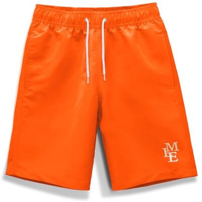 MEILONGER Zwemshort voor jongens, sneldrogend, met mesh-gevoerde zakken en verstelbaar trekkoord, Oranje (21001Naranja), 10-12 jaar 10-12 jaar MEILONGER Zwemshort voor jongens, sneldrogend, met mesh-gevoerde zakken en verstelbaar trekkoord, Oranje (21001Naranja), 10-12 jaar 10-12 jaar