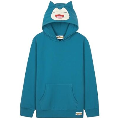 Pokémon Pokemon Sweatshirt met capuchon voor jongens, Pikachu, sweatshirt, kinderen, lang, met kangoeroezak, kleding, jongens, cadeau voor kinderen en tieners (13-14 jaar, Snorlax blauw) 13-14 jaar Pokémon Pokemon Sweatshirt met capuchon voor jongens, Pikachu, sweatshirt, kinderen, lang, met kangoeroezak, kleding, jongens, cadeau voor kinderen en tieners (13-14 jaar, Snorlax blauw) 13-14 jaar