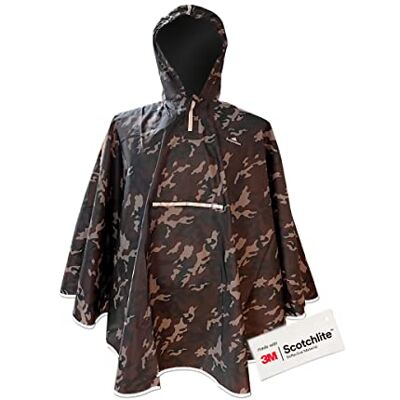 Salzmann Regenponcho voor kinderen van 5 tot 15 jaar, gemaakt met 3M Scotchlite, waterdichte cape voor meisjes en jongens Small Salzmann Regenponcho voor kinderen van 5 tot 15 jaar, gemaakt met 3M Scotchlite, waterdichte cape voor meisjes en jongens Small