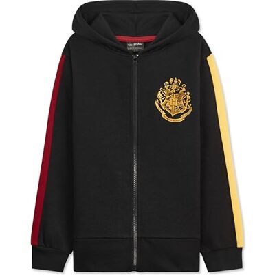 Harry Potter Sweater met capuchon, sweatshirt, kindertrui, cadeau-idee, modieuze kleding voor meisjes en jongeren, 5-14 jaar (zwart/ritssluiting capuchon, 9-10 jaar) 9-10 jaar Harry Potter Sweater met capuchon, sweatshirt, kindertrui, cadeau-idee, modieuze kleding voor meisjes en jongeren, 5-14 jaar (zwart/ritssluiting capuchon, 9-10 jaar) 9-10 jaar