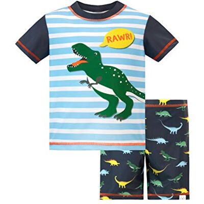 Harry Bear Tweedelig badpak Dinosaurus Jongen, Blauw 5-6 ans Harry Bear Tweedelig badpak Dinosaurus Jongen, Blauw 5-6 ans