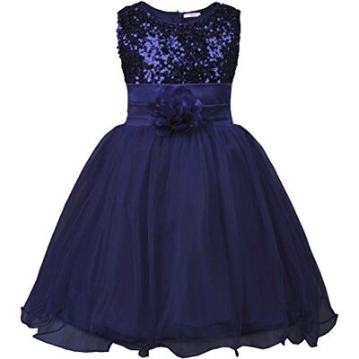 JerrisApparel meisjes pailletten party bloem jurk ceremonie bal banket tule 4 jaar JerrisApparel meisjes pailletten party bloem jurk ceremonie bal banket tule 4 jaar
