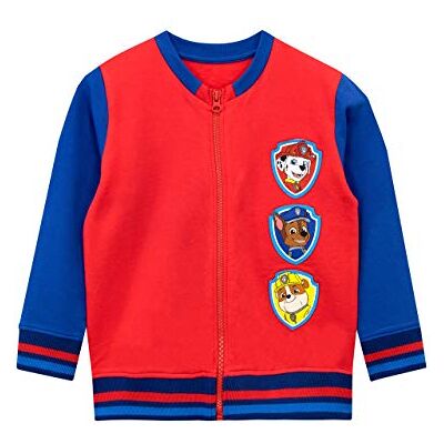 Paw Patrol Kinderjas, jas voor jongens, Chase Marshall Rubble, sweatshirt met ritssluiting 6-7 ans Paw Patrol Kinderjas, jas voor jongens, Chase Marshall Rubble, sweatshirt met ritssluiting 6-7 ans
