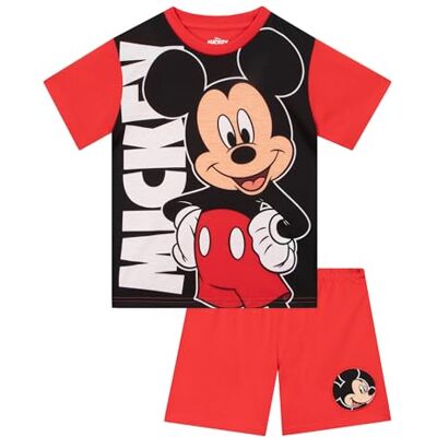 Disney Mickey Mouse pyjama voor jongens, kinderkleding, Mickey Mouse, Rood, 3-4 jaar 3-4 jaar Disney Mickey Mouse pyjama voor jongens, kinderkleding, Mickey Mouse, Rood, 3-4 jaar 3-4 jaar