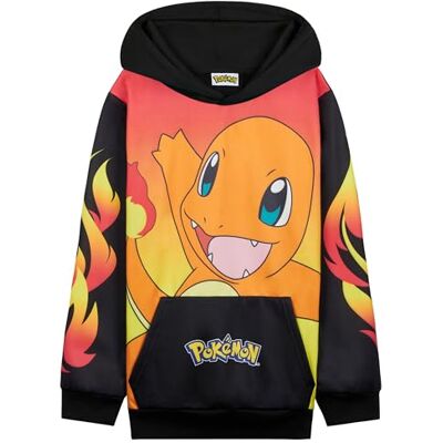 Pokémon Pokemon Sweatshirts met capuchon voor jongens, Pikachu, sweatshirt, kinderen, lang, met kangoeroezak, kleding, jongens, cadeau voor kinderen en tieners, zwart/rood (Salamèche), 11-12 jaar 11-12 jaar Pokémon Pokemon Sweatshirts met capuchon voor jongens, Pikachu, sweatshirt, kinderen, lang, met kangoeroezak, kleding, jongens, cadeau voor kinderen en tieners, zwart/rood (Salamèche), 11-12 jaar 11-12 jaar