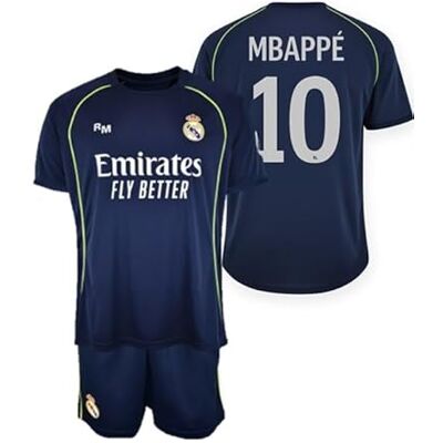 Real Madrid Kinderset 2e outfit 25-26 uniseks kindershirt Real Madrid Kinderset 2e outfit 25-26 uniseks kindershirt