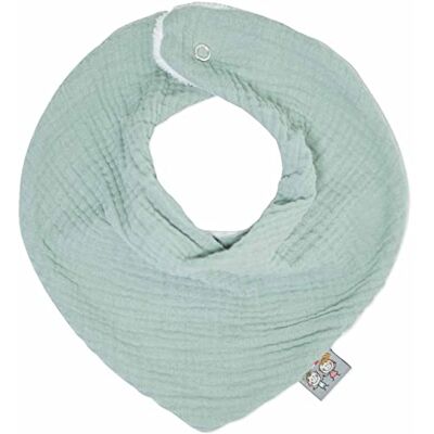 Sevira Kids Jeanne bandana slabbetje van katoengaas Sevira Kids Jeanne bandana slabbetje van katoengaas