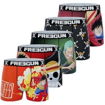 FREEGUN Fgop/3/Bm/Pk5 Boxershorts voor jongens (5 stuks), zwart. 8-10 ans FREEGUN Fgop/3/Bm/Pk5 Boxershorts voor jongens (5 stuks), zwart. 8-10 ans