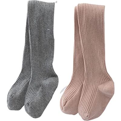 CFlong Kinderpanty voor meisjes, set van 2/4, panty voor kinderen, geribbelde legging van zacht mesh, hoge elasticiteit, voor 0-6 jaar (2 paar 04,1-2 jaar) CFlong Kinderpanty voor meisjes, set van 2/4, panty voor kinderen, geribbelde legging van zacht mesh, hoge elasticiteit, voor 0-6 jaar (2 paar 04,1-2 jaar)