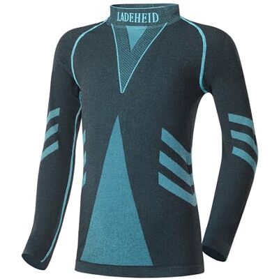 Ladeheid Lagi007 Thermo-ondergoed shirt met lange mouwen, uniseks 146-152 Ladeheid Lagi007 Thermo-ondergoed shirt met lange mouwen, uniseks 146-152