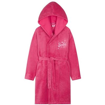 Barbie Badjas voor meisjes, badjas voor kinderen, met capuchon en riem, cadeau voor tieners en meisjes 5-6 jaar Barbie Badjas voor meisjes, badjas voor kinderen, met capuchon en riem, cadeau voor tieners en meisjes 5-6 jaar