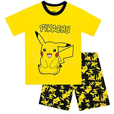 Pokémon Pokemon Pyjama voor jongens, Pikachu korte pyjama voor jongens, pyjamasets voor jongens, geel, 10-11 jaar 10-11 ans Pokémon Pokemon Pyjama voor jongens, Pikachu korte pyjama voor jongens, pyjamasets voor jongens, geel, 10-11 jaar 10-11 ans