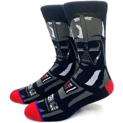 WOO LANDO Idol Darth Vader R2D2 Storm Trooper sokken thuis en als blikvanger voor Star Wars-fans, maat 37-45, DARTH VADER, 37-45 37-45 WOO LANDO Idol Darth Vader R2D2 Storm Trooper sokken thuis en als blikvanger voor Star Wars-fans, maat 37-45, DARTH VADER, 37-45 37-45