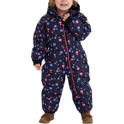 Killtec 34238-000 Karter Mini skipak voor kinderen met capuchon, 10.000 mm waterkolom, skipak voor meisjes en jongens, donkerblauw, 74/80 Killtec 34238-000 Karter Mini skipak voor kinderen met capuchon, 10.000 mm waterkolom, skipak voor meisjes en jongens, donkerblauw, 74/80