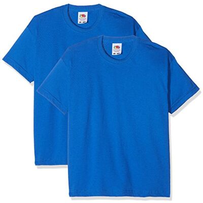 Fruit of the Loom Kids 10 stuks T-shirt, normale maat, ronde hals, korte mouwen, blauw (koningsblauw), 3-4 jaar 3-4 jaar Fruit of the Loom Kids 10 stuks T-shirt, normale maat, ronde hals, korte mouwen, blauw (koningsblauw), 3-4 jaar 3-4 jaar