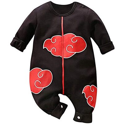 Sxkayxr Body voor pasgeborenen, jongens en meisjes, cartoon babypakje geïnspireerd door Goku, Zwart en zilver 9-12 maanden Sxkayxr Body voor pasgeborenen, jongens en meisjes, cartoon babypakje geïnspireerd door Goku, Zwart en zilver 9-12 maanden