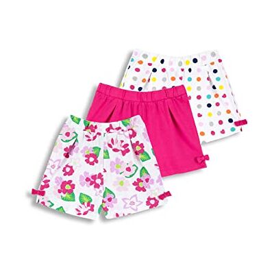 Chicco Set korte shorts van katoen, meisjesbroek, fuchsia, 3 jaar (verpakking van 3) 3 ans Chicco Set korte shorts van katoen, meisjesbroek, fuchsia, 3 jaar (verpakking van 3) 3 ans