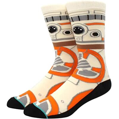 WOO LANDO Idol Darth Vader R2D2 Storm Trooper sokken thuis en als blikvanger voor Star Wars-fans, maat 37-45, BB-8, 37-45 37-45 WOO LANDO Idol Darth Vader R2D2 Storm Trooper sokken thuis en als blikvanger voor Star Wars-fans, maat 37-45, BB-8, 37-45 37-45