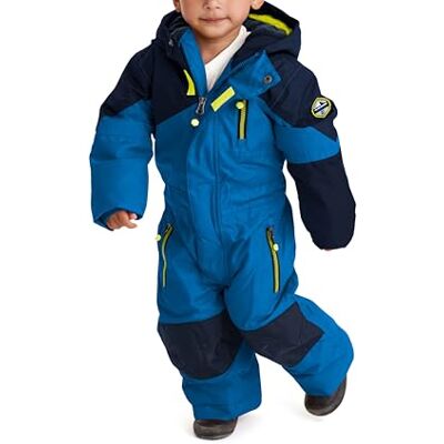 Killtec Kesley Mini Skipak met capuchon en sneeuwvanger, donkerblauw, 98-104 cm Killtec Kesley Mini Skipak met capuchon en sneeuwvanger, donkerblauw, 98-104 cm