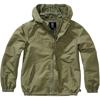 Brandit Kids Windjack voor kinderen, met ritssluiting aan de voorkant, verschillende kleuren (camouflage), maten 122-176 Brandit Kids Windjack voor kinderen, met ritssluiting aan de voorkant, verschillende kleuren (camouflage), maten 122-176