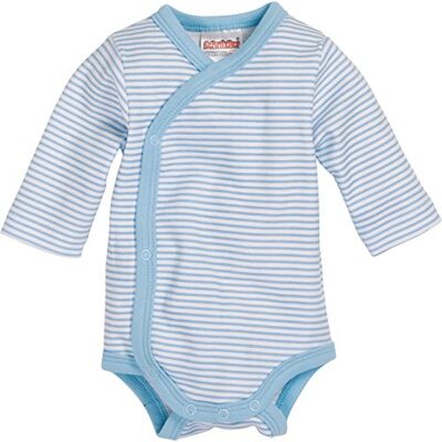 Playshoes Schnizler wikkelbody ringel body unisex kinderen (1 stuk), Blauwe strepen 50 Playshoes Schnizler wikkelbody ringel body unisex kinderen (1 stuk), Blauwe strepen 50