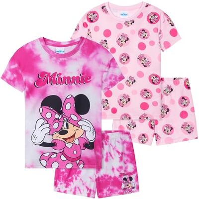 Get Trend Set van 2 pyjama's voor meisjes en jongeren, kort, set voor meisjes, nachtkleding, pyjama, zomer, vrijetijdskleding, cadeau-idee, Fuchsia Minnie, 5-6 jaar 5-6 jaar Get Trend Set van 2 pyjama's voor meisjes en jongeren, kort, set voor meisjes, nachtkleding, pyjama, zomer, vrijetijdskleding, cadeau-idee, Fuchsia Minnie, 5-6 jaar 5-6 jaar