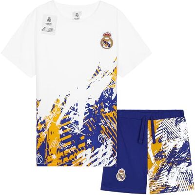 Get Trend Real Madrid CF Pyjama voor jongens, pyjamasets kinderen en jongeren, kort, voetbal, zomer, nachtkleding, cadeau voetbal (7-8 jaar, Multi Real Madrid) 7-8 jaar Get Trend Real Madrid CF Pyjama voor jongens, pyjamasets kinderen en jongeren, kort, voetbal, zomer, nachtkleding, cadeau voetbal (7-8 jaar, Multi Real Madrid) 7-8 jaar