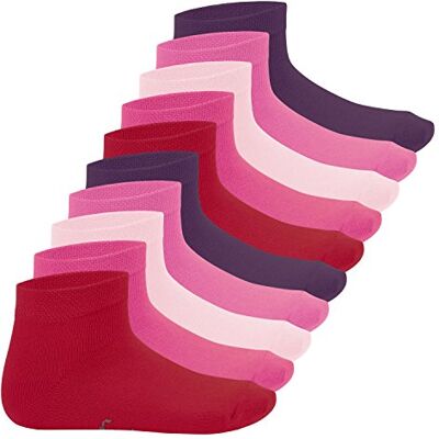 Footstar EVERYDAY! 10 paar korte katoenen sokken voor meisjes en jongens 31-34 Footstar EVERYDAY! 10 paar korte katoenen sokken voor meisjes en jongens 31-34