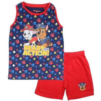 Disney Paw Patrol set, complete kleding voor kinderen, Fun Paw Patrol-design, marineblauw, 5 jaar Disney Paw Patrol set, complete kleding voor kinderen, Fun Paw Patrol-design, marineblauw, 5 jaar