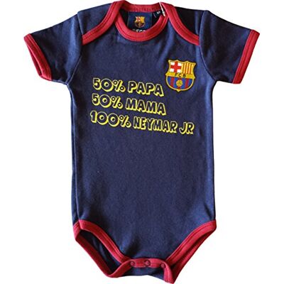 F.C. Barcelona FC Barcelone NEYMAR Junior Bodysuit voor jongens, officiële collectie, maat 3 maanden 3 maanden F.C. Barcelona FC Barcelone NEYMAR Junior Bodysuit voor jongens, officiële collectie, maat 3 maanden 3 maanden