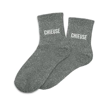 STC Chieuse Pailletten Sokken Unisex Volwassenen Grijs M Glittersokken Halverwege de kuit Casual, Veelkleurig, M STC Chieuse Pailletten Sokken Unisex Volwassenen Grijs M Glittersokken Halverwege de kuit Casual, Veelkleurig, M