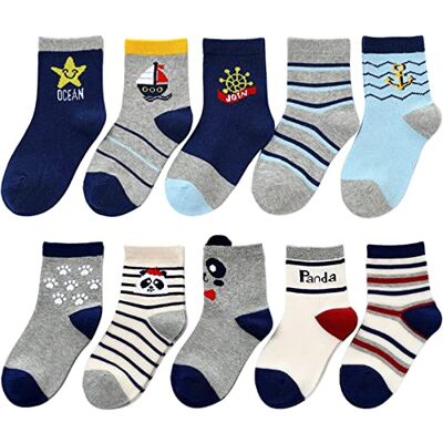 ZYUPHY 10 paar babysokken katoen zacht en comfortabel cartoon schattig kind sokken jongens meisjes voor lente herfst winter, C, 3-5 jaar 3-5 jaar ZYUPHY 10 paar babysokken katoen zacht en comfortabel cartoon schattig kind sokken jongens meisjes voor lente herfst winter, C, 3-5 jaar 3-5 jaar