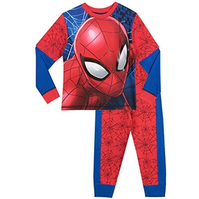 Marvel Spiderman-pyjama, pyjama voor kinderen, jongens, 2 tot 12 jaar, officiële Spiderman-merchandise 4-5 jaar Marvel Spiderman-pyjama, pyjama voor kinderen, jongens, 2 tot 12 jaar, officiële Spiderman-merchandise 4-5 jaar