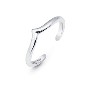 Amberta Verstelbare 925 Sterling Zilveren Teenring voor Vrouwen Golf Hart Bloem Open Dolfijn Kroon Blad Voet Sieraden Strand Bohemen, Metaal, Geen edelsteen Amberta Verstelbare 925 Sterling Zilveren Teenring voor Vrouwen Golf Hart Bloem Open Dolfijn Kroon Blad Voet Sieraden Strand Bohemen, Metaal, Geen edelsteen