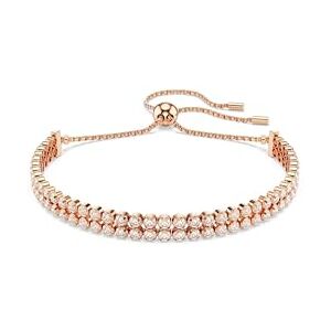 Swarovski Matrix collectie tennisarmband, M, Kristallen, zirkonia, 18k roségoud verguld, PVD-roségoud, Kristal Swarovski Matrix collectie tennisarmband, M, Kristallen, zirkonia, 18k roségoud verguld, PVD-roségoud, Kristal