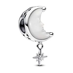 PANDORA Moments 793594C01 Bedel Maan en Fleece Canvas Sterling Zilver Zirkonia Compatibel met Moments, Wei, Sterling Zilver, Kubieke Zirkonia PANDORA Moments 793594C01 Bedel Maan en Fleece Canvas Sterling Zilver Zirkonia Compatibel met Moments, Wei, Sterling Zilver, Kubieke Zirkonia