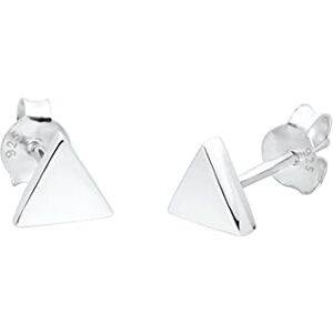 Elli Driehoekige oorbellen voor dames van 925 sterling zilver, oorbellen zonder steen, sterling zilver, Zonder steen. Elli Driehoekige oorbellen voor dames van 925 sterling zilver, oorbellen zonder steen, sterling zilver, Zonder steen.