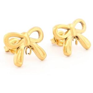 Vintageparts FACHHANDEL FÜR SCHMUCKZUBEHÖR Vintageparts 2 stuks gouden strik oorbellen roestvrij staal 12 x 15,4 mm perfect voor doe-het-zelf sieraden bedels Vintageparts FACHHANDEL FÜR SCHMUCKZUBEHÖR Vintageparts 2 stuks gouden strik oorbellen roestvrij staal 12 x 15,4 mm perfect voor doe-het-zelf sieraden bedels