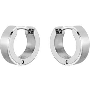 Boss Jewelry 1580654 ODELL Collection Creolen voor heren, roestvrij staal, één maat, roestvrij staal, geen edelsteen Boss Jewelry 1580654 ODELL Collection Creolen voor heren, roestvrij staal, één maat, roestvrij staal, geen edelsteen