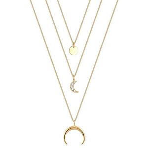 Elli Korte halsketting – halve maan cirkel – kristal – 40 cm – 0112861416_40, Kristal Elli Korte halsketting – halve maan cirkel – kristal – 40 cm – 0112861416_40, Kristal