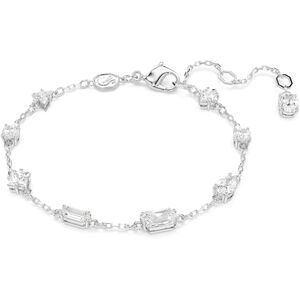 Swarovski Mesmera oorbellen versierd met fonkelende witte stenen van gerhodineerd metaal Swarovski Mesmera oorbellen versierd met fonkelende witte stenen van gerhodineerd metaal