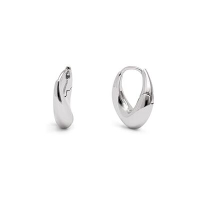 SINGULARU Organic Twist oorbellen van messing met 18 kt of rhodium vergulde afwerking, organisch en veelzijdig. Click-sluiting. Sieraden voor dames, Eén maat, Messing, Geen edelsteen SINGULARU Organic Twist oorbellen van messing met 18 kt of rhodium vergulde afwerking, organisch en veelzijdig. Click-sluiting. Sieraden voor dames, Eén maat, Messing, Geen edelsteen