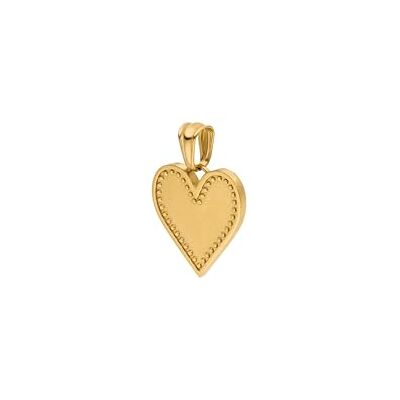 Purelei Devotion Heart Charm Waterdicht Vintage Design Hart Charm 14K / 18K verguld roestvrij staal Symbool van liefde, toewijding en tijdloze elegantie, Roestvrij staal, Agaat Purelei Devotion Heart Charm Waterdicht Vintage Design Hart Charm 14K / 18K verguld roestvrij staal Symbool van liefde, toewijding en tijdloze elegantie, Roestvrij staal, Agaat
