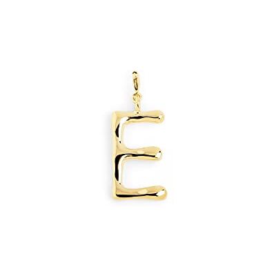 SINGULARU Letter bedel XL goud initiaalhanger van messing met 18K vergulde afwerking hanger letters A Z bedel combineerbaar met halsketting sieraden voor dames letter, goudkleurig, Geen SINGULARU Letter bedel XL goud initiaalhanger van messing met 18K vergulde afwerking hanger letters A Z bedel combineerbaar met halsketting sieraden voor dames letter, goudkleurig, Geen