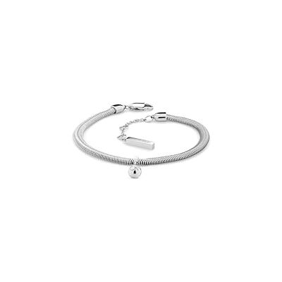 Calvin Damesarmband van roestvrij staal met gestructureerde ketting Calvin Damesarmband van roestvrij staal met gestructureerde ketting