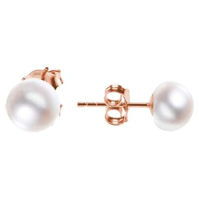 Scott Oorbellen van 925 sterling zilver met witte zoetwaterparels Pareloorbellen voor dames met sluiting, Sterling zilver, Parel Scott Oorbellen van 925 sterling zilver met witte zoetwaterparels Pareloorbellen voor dames met sluiting, Sterling zilver, Parel
