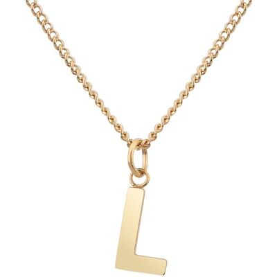GD GOOD.designs Ketting met letter in goud met 18 karaat goud plating I Letter ketting voor dames I Gepersonaliseerd cadeau I Gouden ketting met letter hanger (L) GD GOOD.designs Ketting met letter in goud met 18 karaat goud plating I Letter ketting voor dames I Gepersonaliseerd cadeau I Gouden ketting met letter hanger (L)