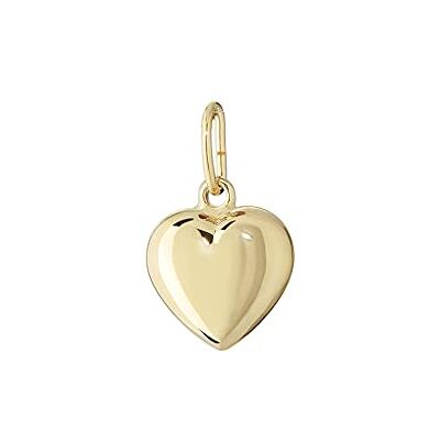 NKlaus Kleine hanger hart 750 goud 18 karaat glanzend 6x6mm Talisman amulet 9500 NKlaus Kleine hanger hart 750 goud 18 karaat glanzend 6x6mm Talisman amulet 9500
